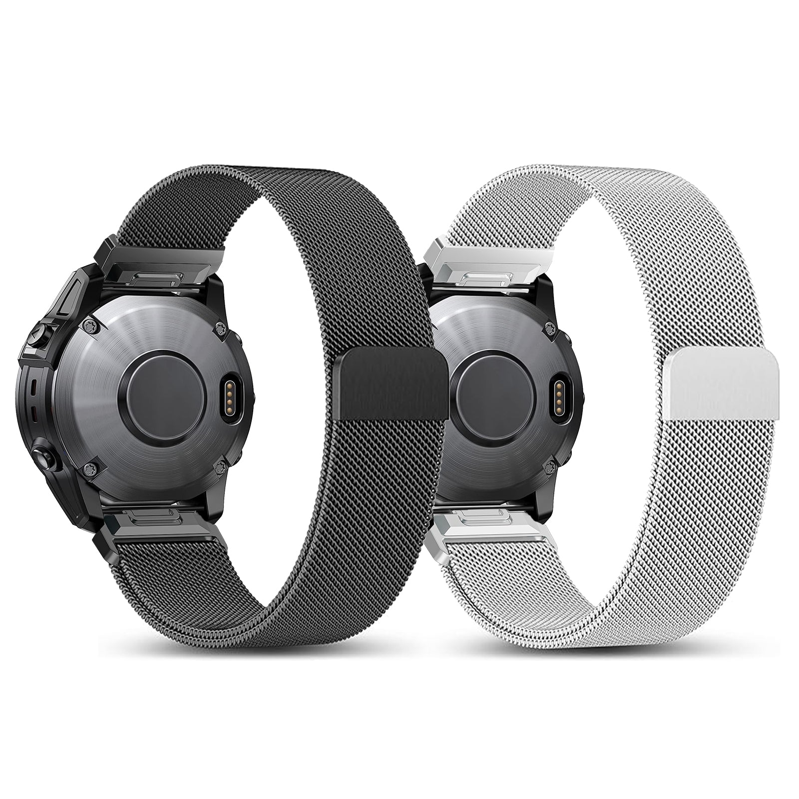 Bracelet milanais premium Garmin Fenix 7s (argent)