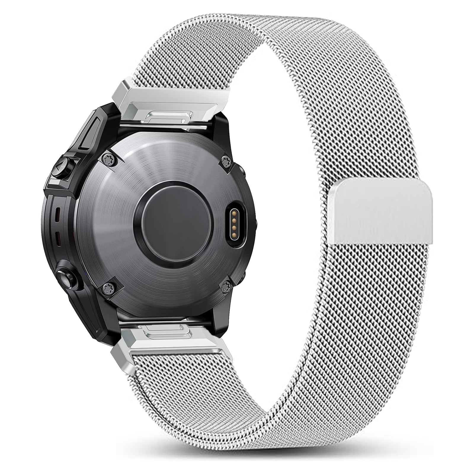Bracelet milanais premium Garmin Fenix 7s (argent)