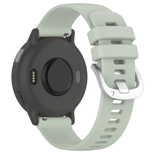Bracelet silicone classique Garmin Vivoactive 6 (vert clair)