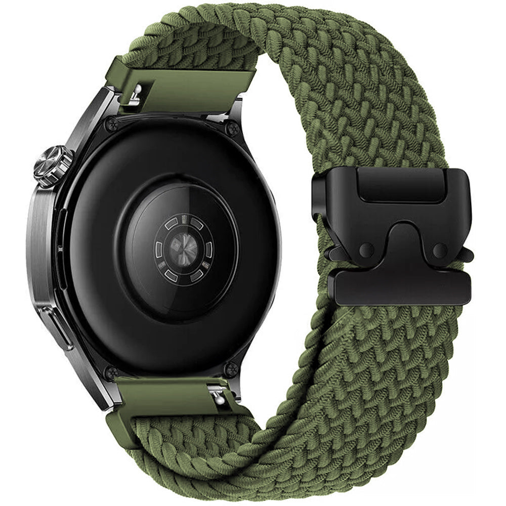 Bracelet tissé avec boucle Garmin Venu 2 (vert)