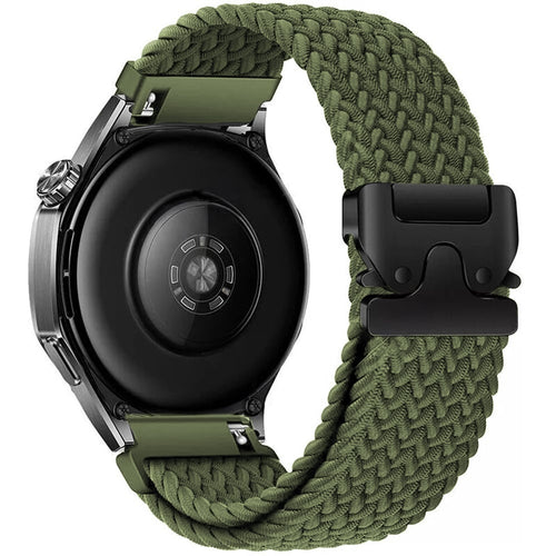 Bracelet tissé avec boucle Huawei Watch 5 - 46mm (vert)