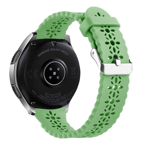 Bracelet de silicone avec relief Withings ScanWatch Nova (vert)