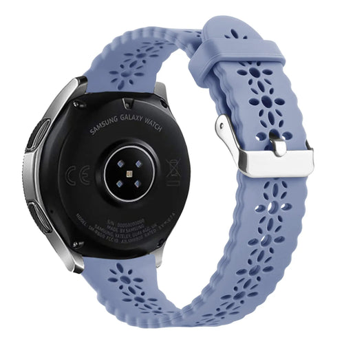 Coros Apex 2 Patterned Silicone Strap (Lavender Grey)