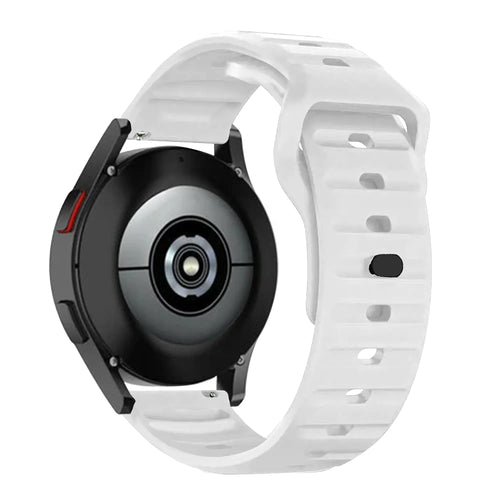 Bracelet silicone 'Outdoor' Amazfit Active 2 (blanc)
