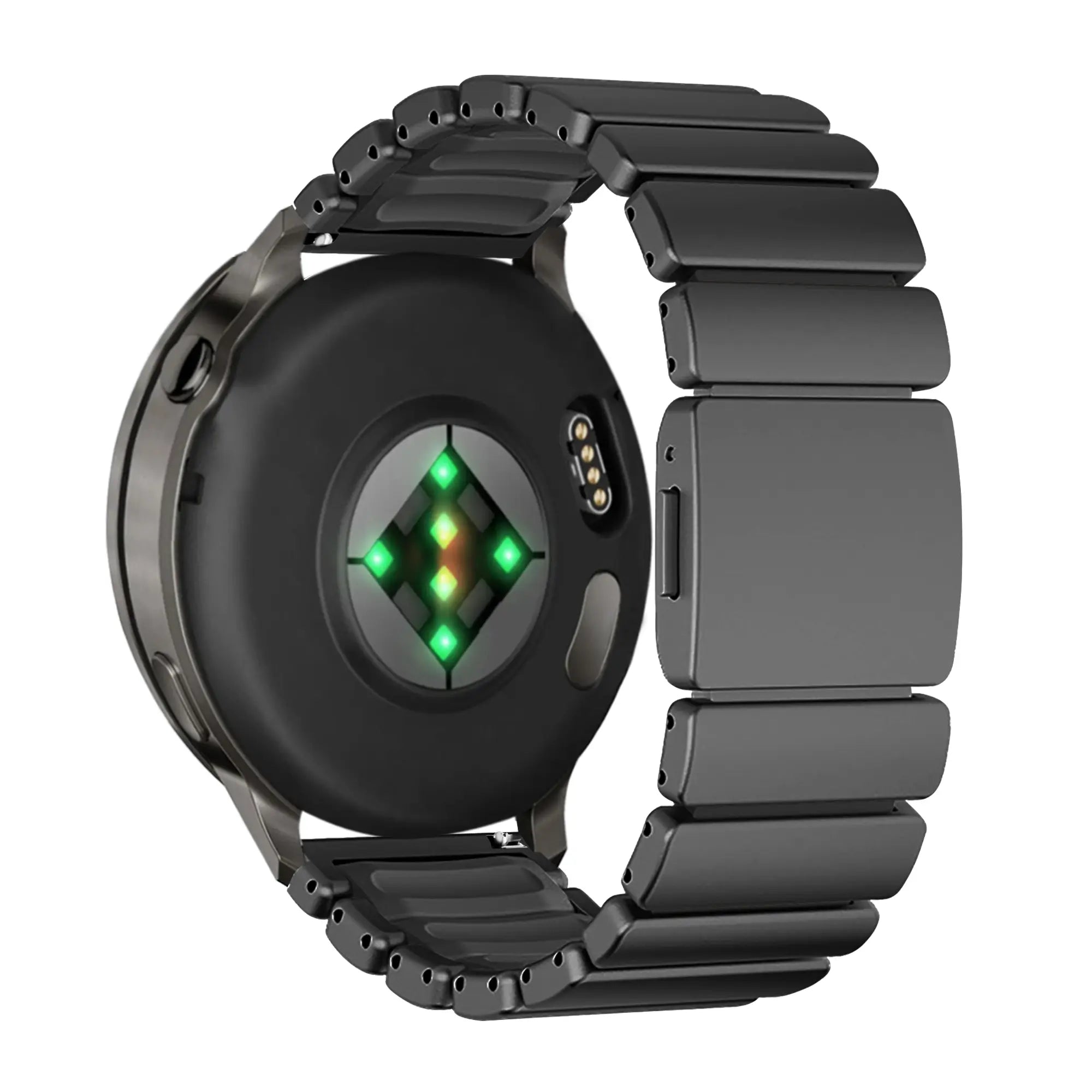 Bandz Amazfit Bip 6 Titanium Strap 'Hybrid' (Black)