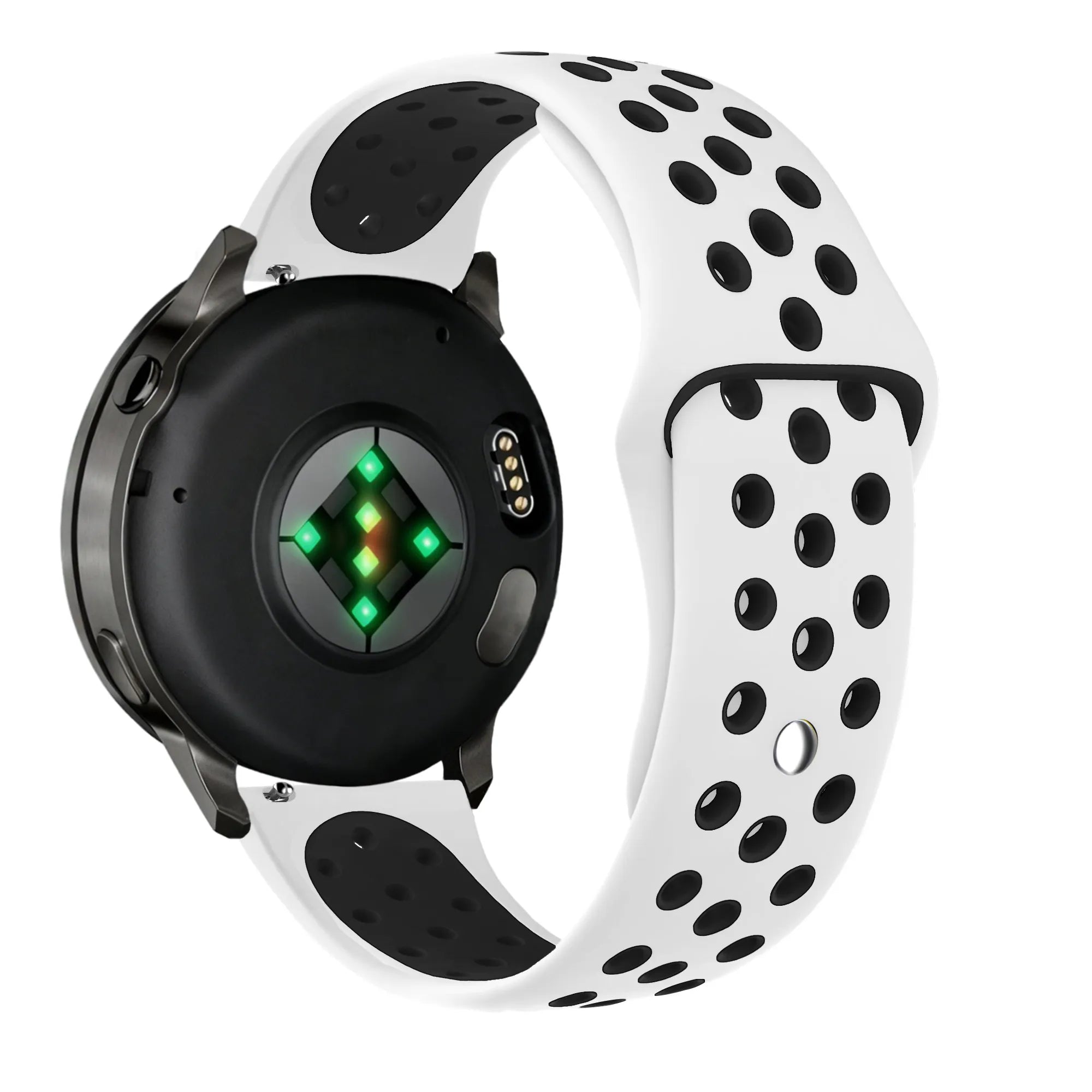 Bandz Bracelet sport 'Deluxe' Garmin Venu SQ 2 (blanc/noir)