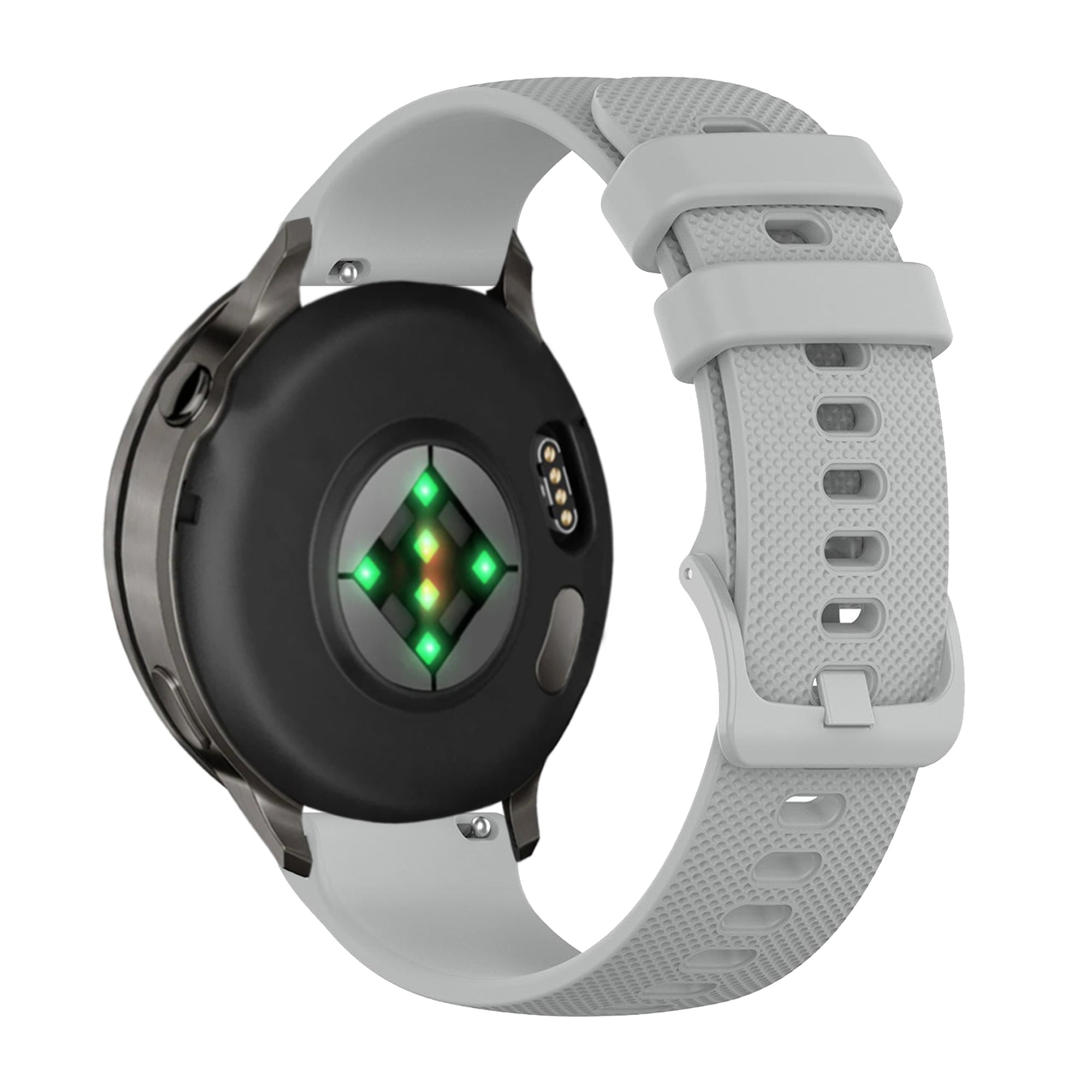 Bandz Bracelet silicone 'Premium' Garmin Vivoactive 6 (gris)