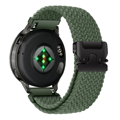 Bandz Bracelet tressé 'Parachute' Garmin Venu 3 (vert)