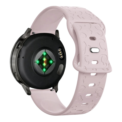 Bandz Garmin Vivomove Style Silicone Strap 'Leopard' (Pink)
