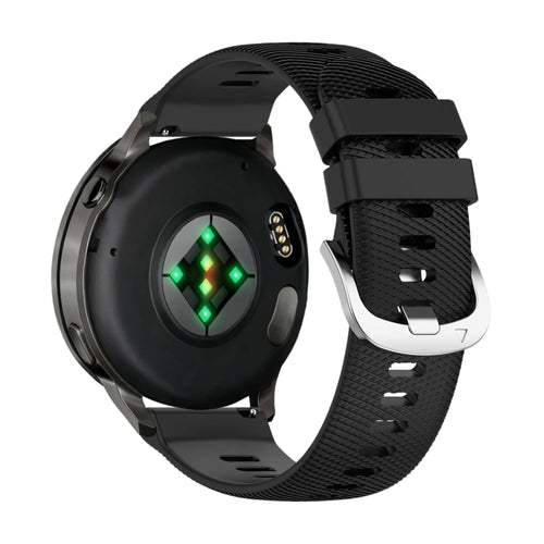 Bandz Bracelet silicone 'Deluxe' Garmin Venu 2s (noir)