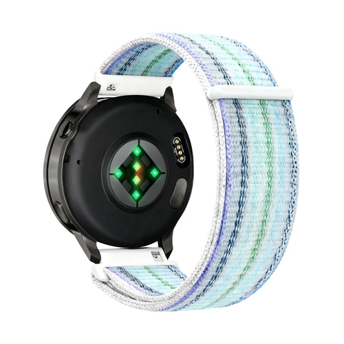 Bandz Bracelet nylon Loop Garmin Forerunner 265s (bleu à rayures)