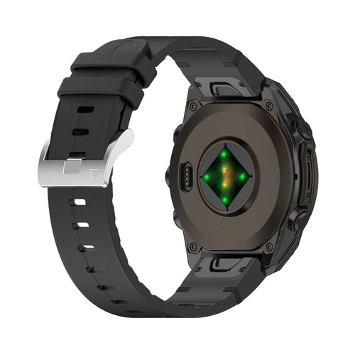 Bracelet cuir hybride Garmin Approach S70 - 47mm (noir)