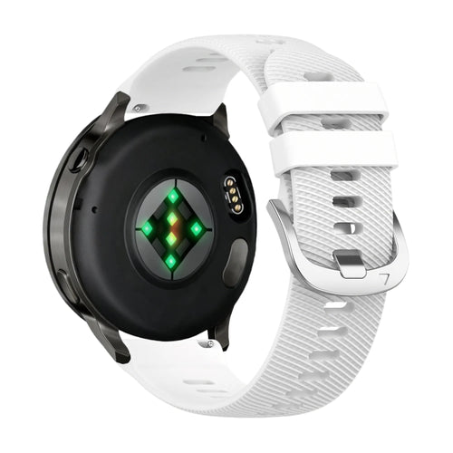 Bandz Bracelet silicone 'Deluxe' Garmin Venu 4 - 41mm (blanc)