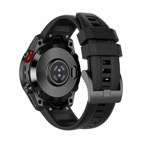 Bandz Bracelet silicone 'Classic' Garmin Instinct 3 - 50mm (noir)