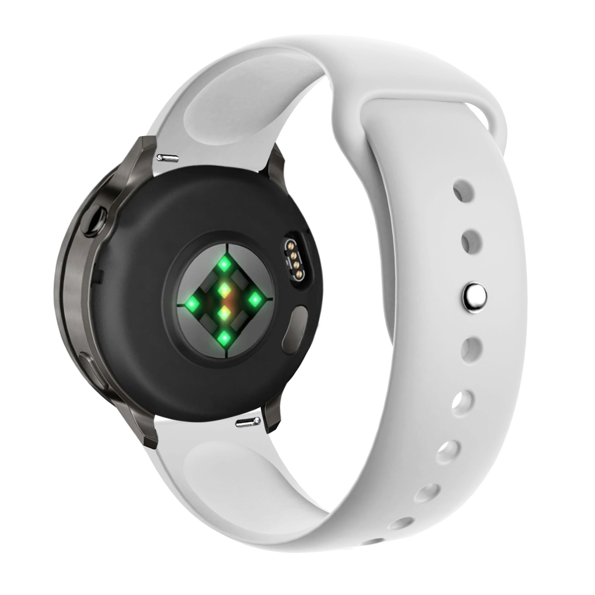 Bandz Bracelet sport 'Deluxe' Garmin Vivoactive 4s (blanc)