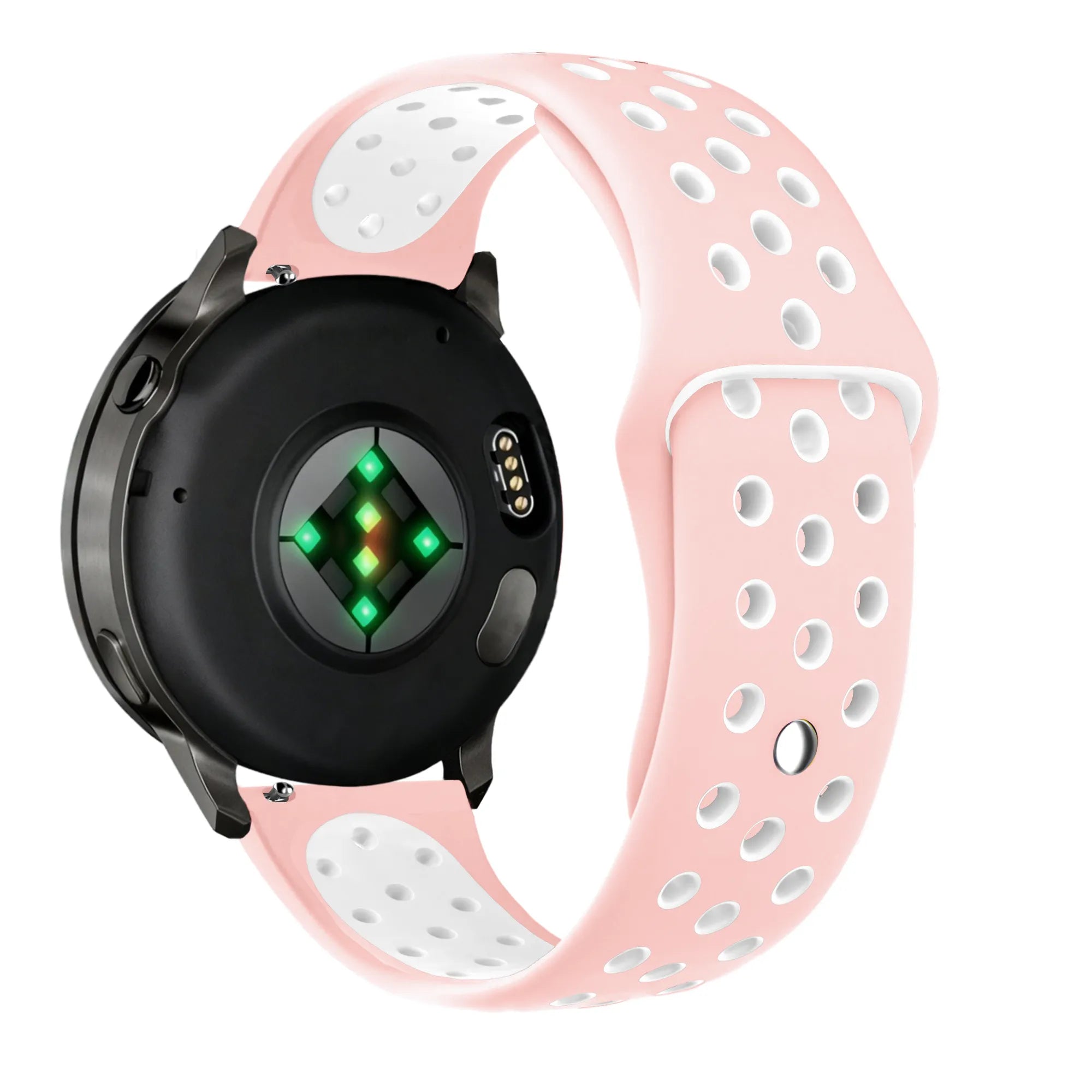 Bandz Bracelet sport 'Deluxe' Garmin Vivomove 3 (rose/blanc)