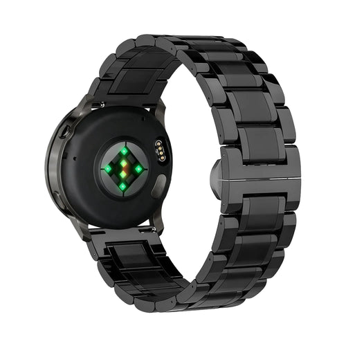Bandz Bracelet acier 'Deluxe' Garmin Approach S42 (noir)