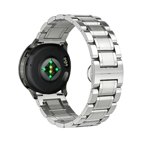Bandz Bracelet acier 'Deluxe' Garmin Forerunner 55 (argent)