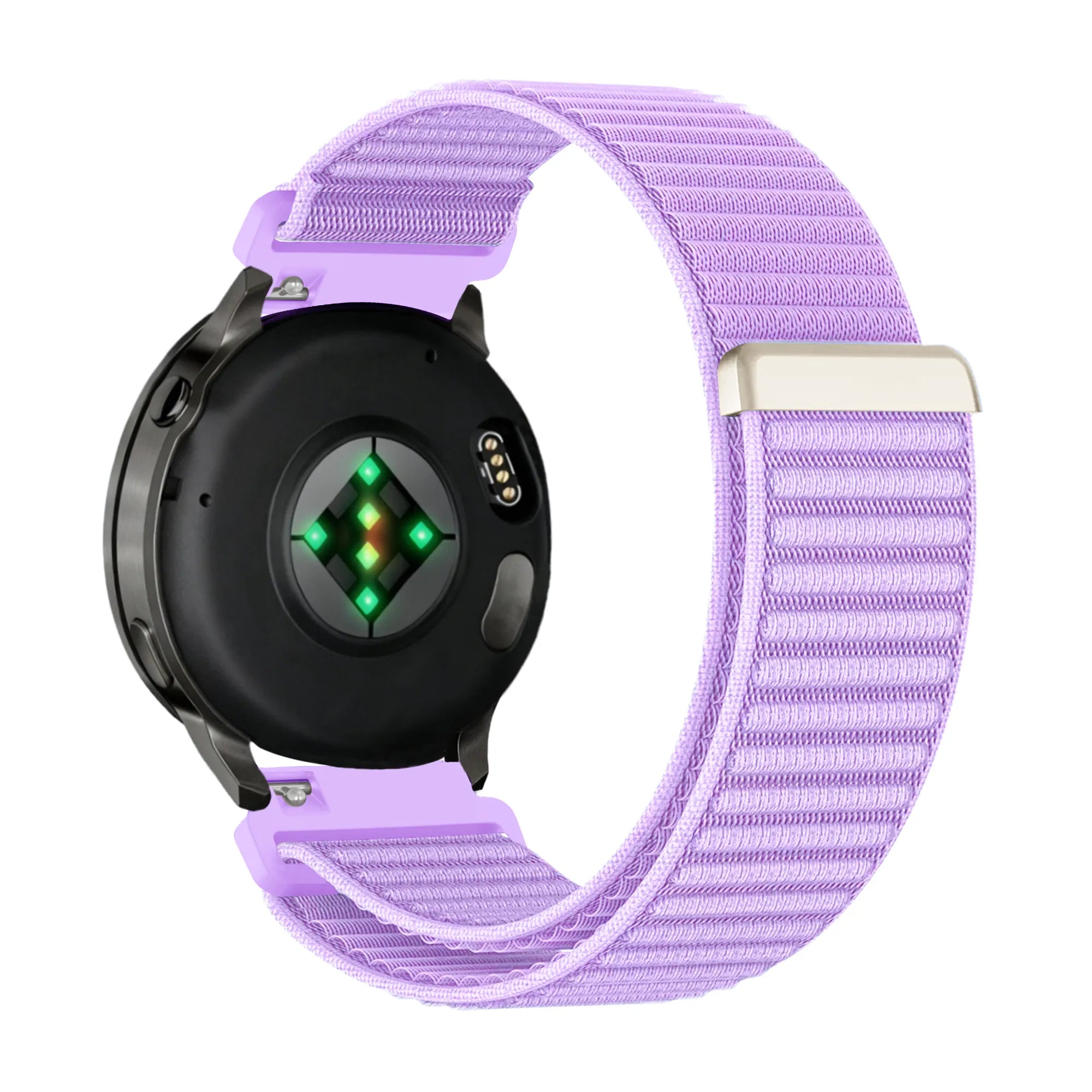 Bandz Bracelet nylon ondulé Garmin Venu (mauve)
