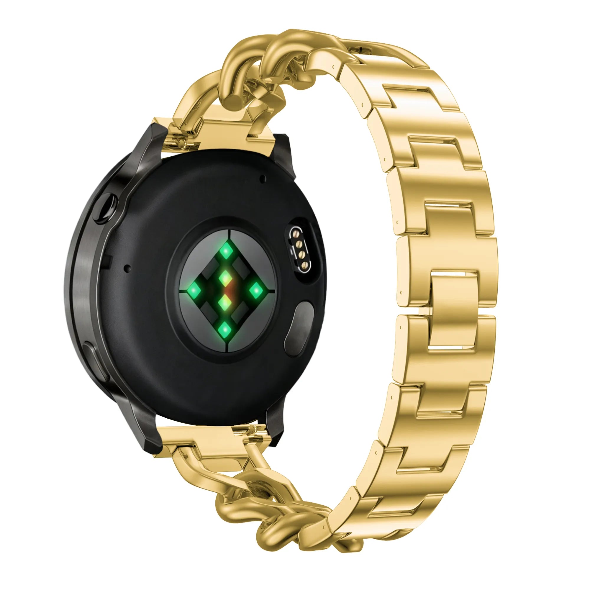 Bandz Bracelet metal 'Chains' Garmin Vivomove 3 (or)