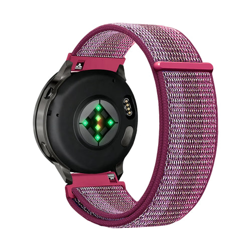 Bandz Garmin Venu 2s Nylon Loop Strap (Berry)