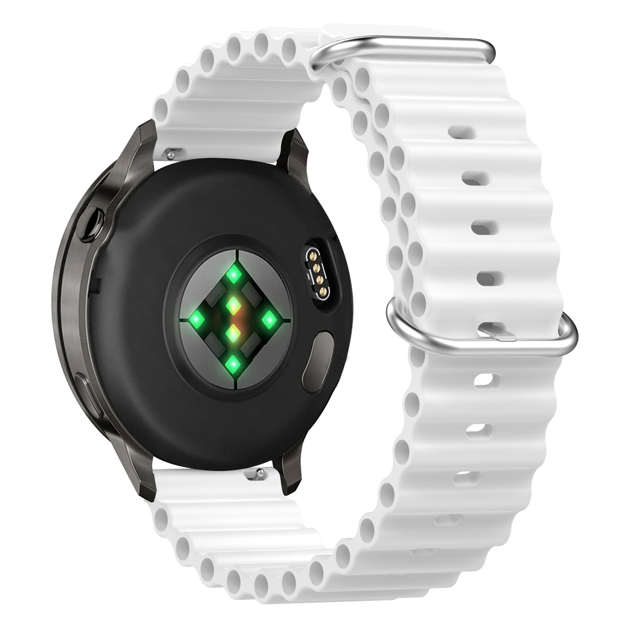 Bandz Bracelet Océan 'Classic' Garmin Vivoactive 6 (blanc)