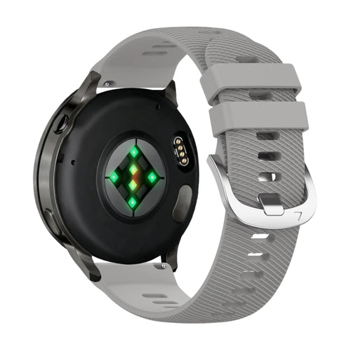 Bandz Bracelet silicone 'Deluxe' Garmin Venu 2s (gris)
