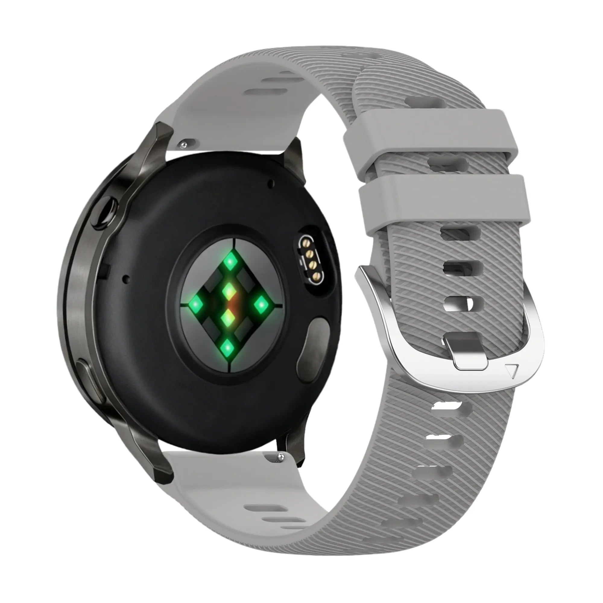 Bandz Bracelet silicone 'Deluxe' Garmin Venu 2s (gris)