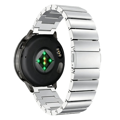 Bandz Bracelet acier 'One Bead' Garmin Approach S42 (argent)