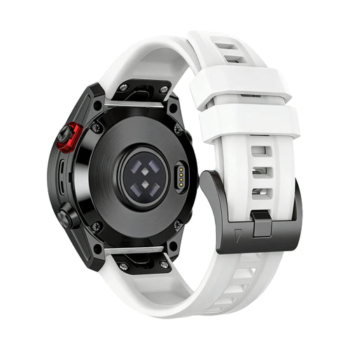 Bandz Bracelet silicone 'Classic' Garmin Instinct 3 - 50mm (blanc)
