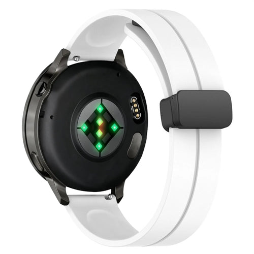 Bandz Bracelet silicone avec boucle en D Garmin Forerunner 165 (blanc)