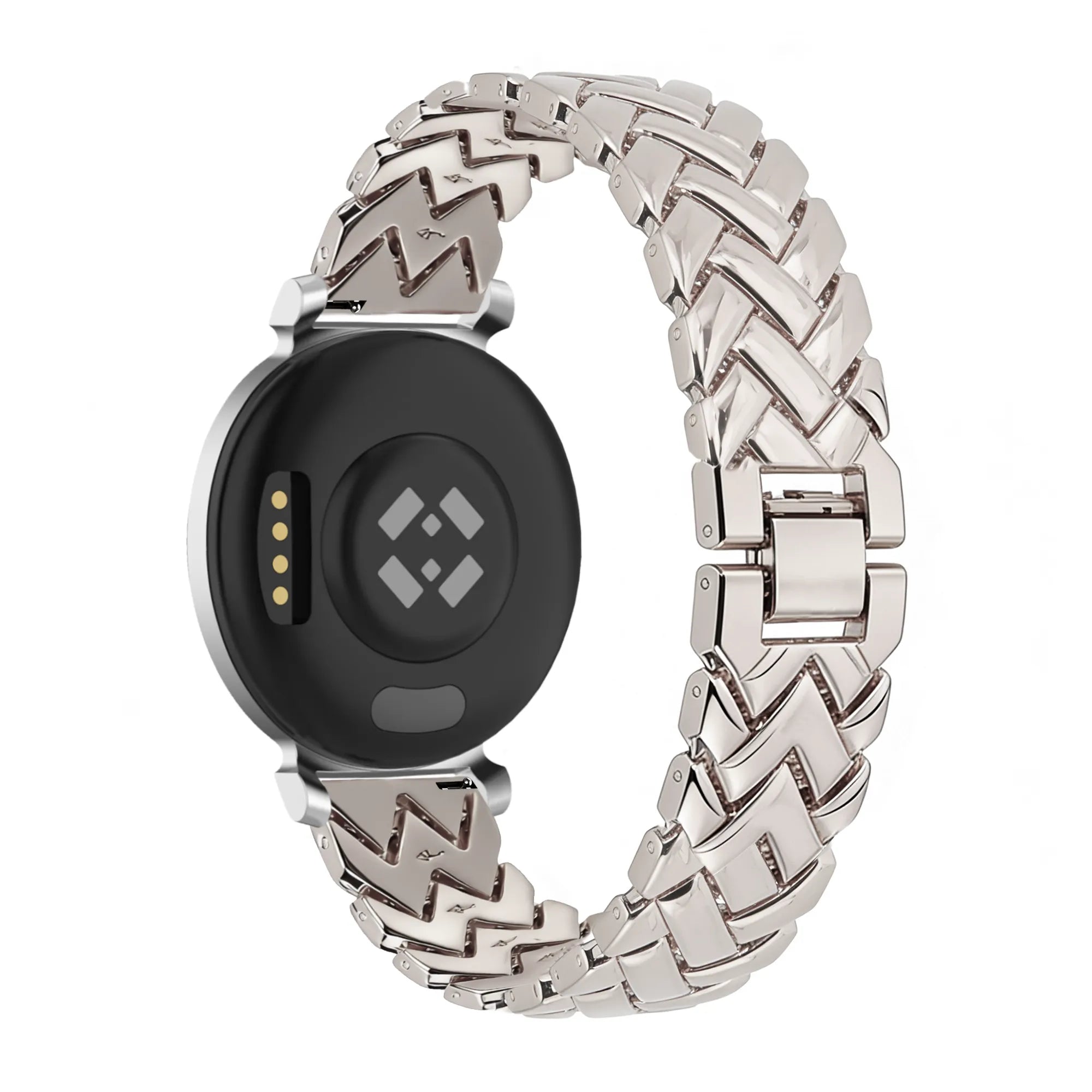 Bandz Bracelet metal 'V-Type' Garmin Lily 2 (lumière stellaire)