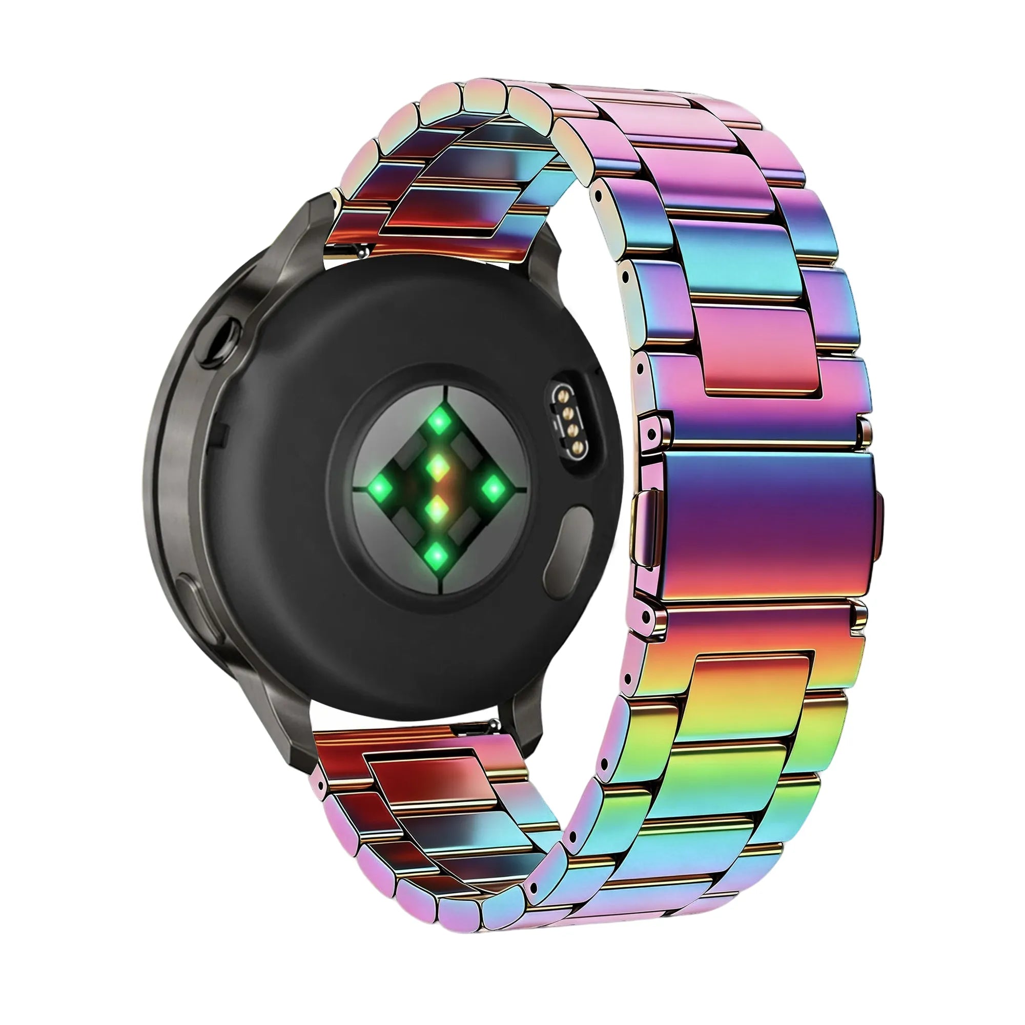 Bandz Bracelet acier 'Classic' Garmin Forerunner 255s (nacré)