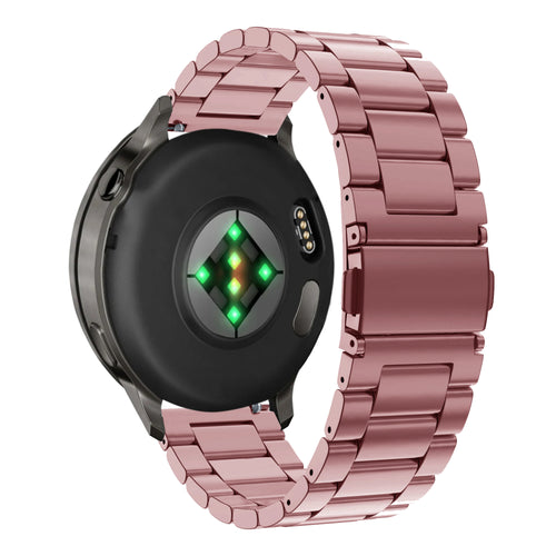Bandz Bracelet acier 'Classic' Garmin Vivoactive 4s (rose)