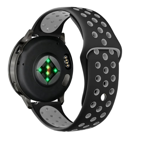 Bandz Bracelet sport 'Deluxe' Garmin Vivomove Sport (noir/gris)