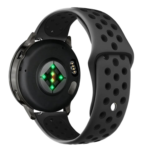 Bandz Garmin Venu 4 - 45mm Sport Strap 'Deluxe' (Dark Grey/Black)