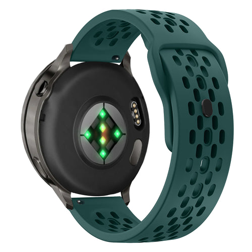 Bandz Bracelet silicone 'Air' Garmin Venu 2 (vert foncé)