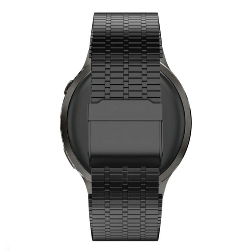 Bandz Bracelet acier ajustable Alpine Garmin D2 Air X15 (noir)