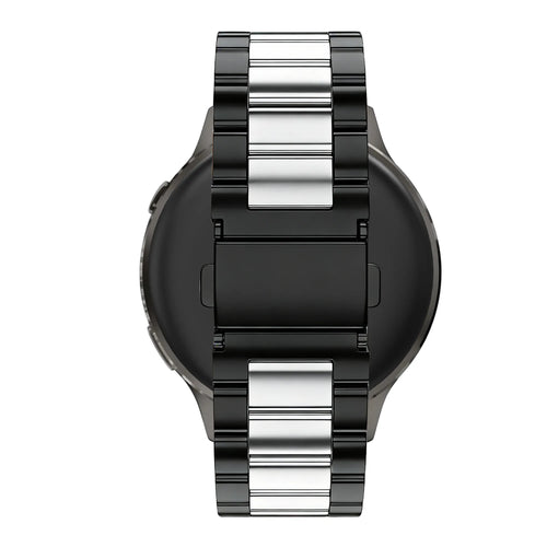 Bandz Bracelet acier 'Classic' Garmin Forerunner 265 (noir argent)