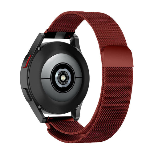 Bracelet Milanais Samsung Galaxy Watch 5 Pro (rouge)
