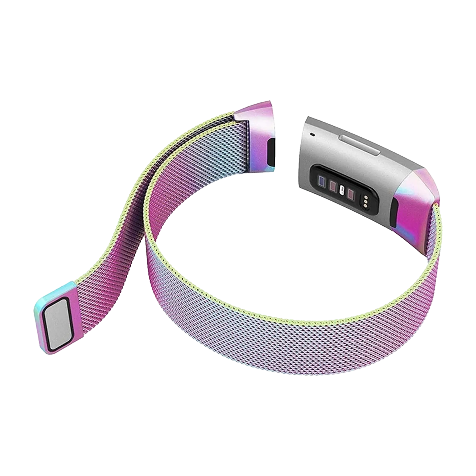 Bracelet Milanais Fitbit Charge 4 (arc-en-ciel)