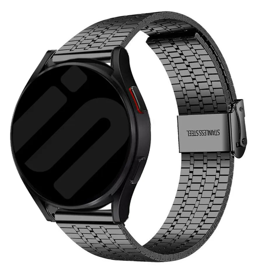 Bracelet acier fine Amazfit Bip 3 (Pro) (noir)