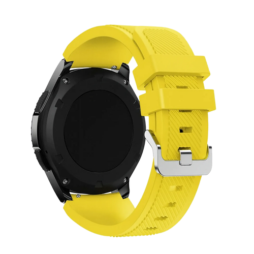Samsung Galaxy Watch 5 40mm Silicone Strap with Buckle (Yellow)