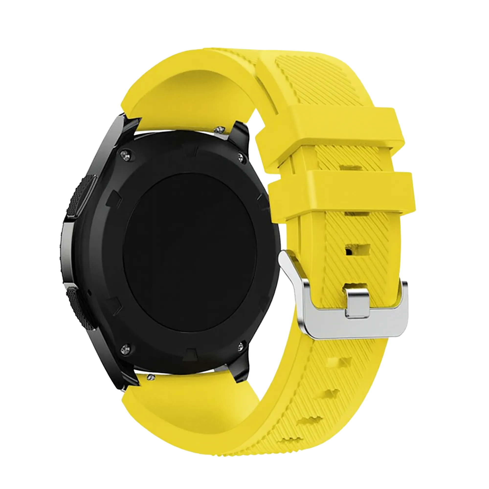 Samsung Galaxy Watch 4 44mm Silicone Strap with Buckle (Yellow)