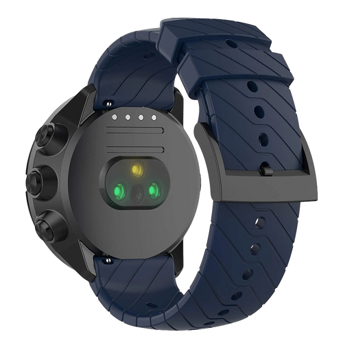 Bracelet silicone Suunto 9 (Baro) (bleu foncé)