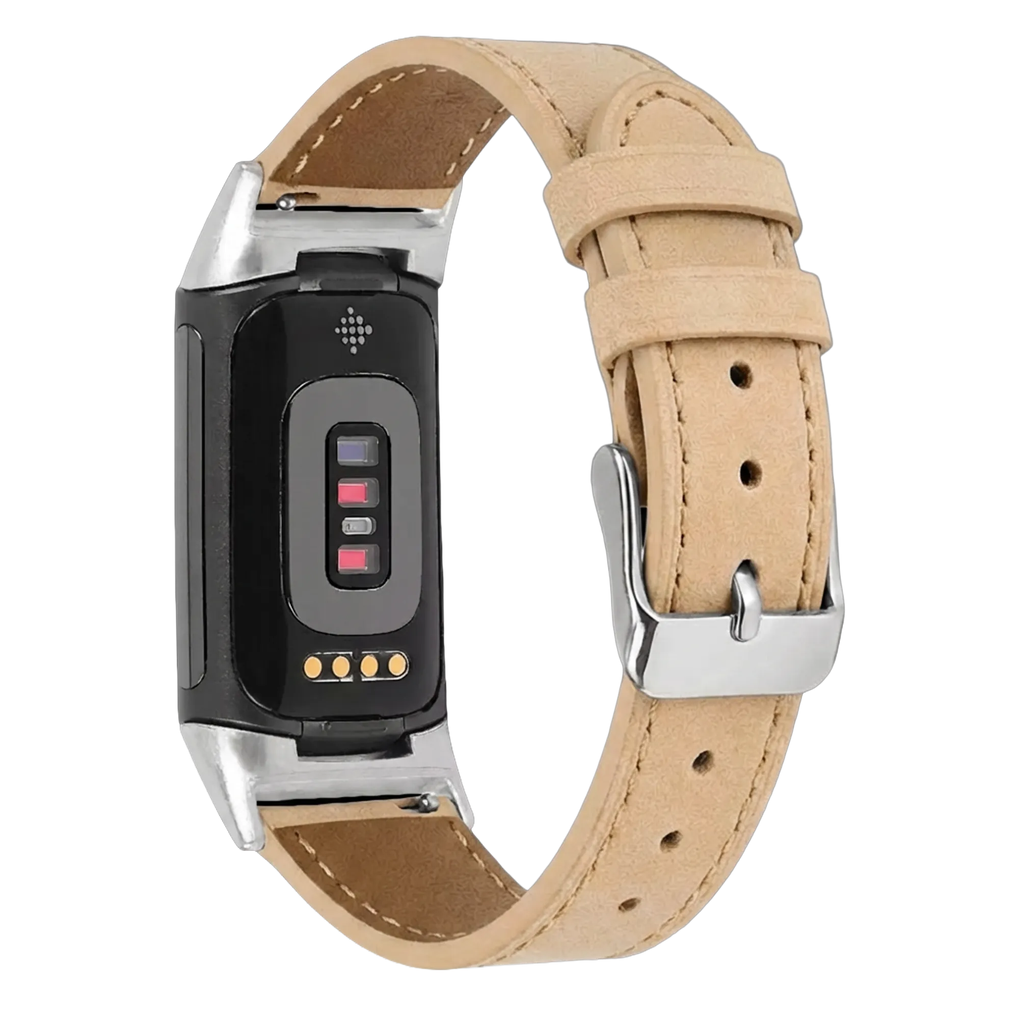 Bracelet cuir Fitbit Charge 5 (abricot)