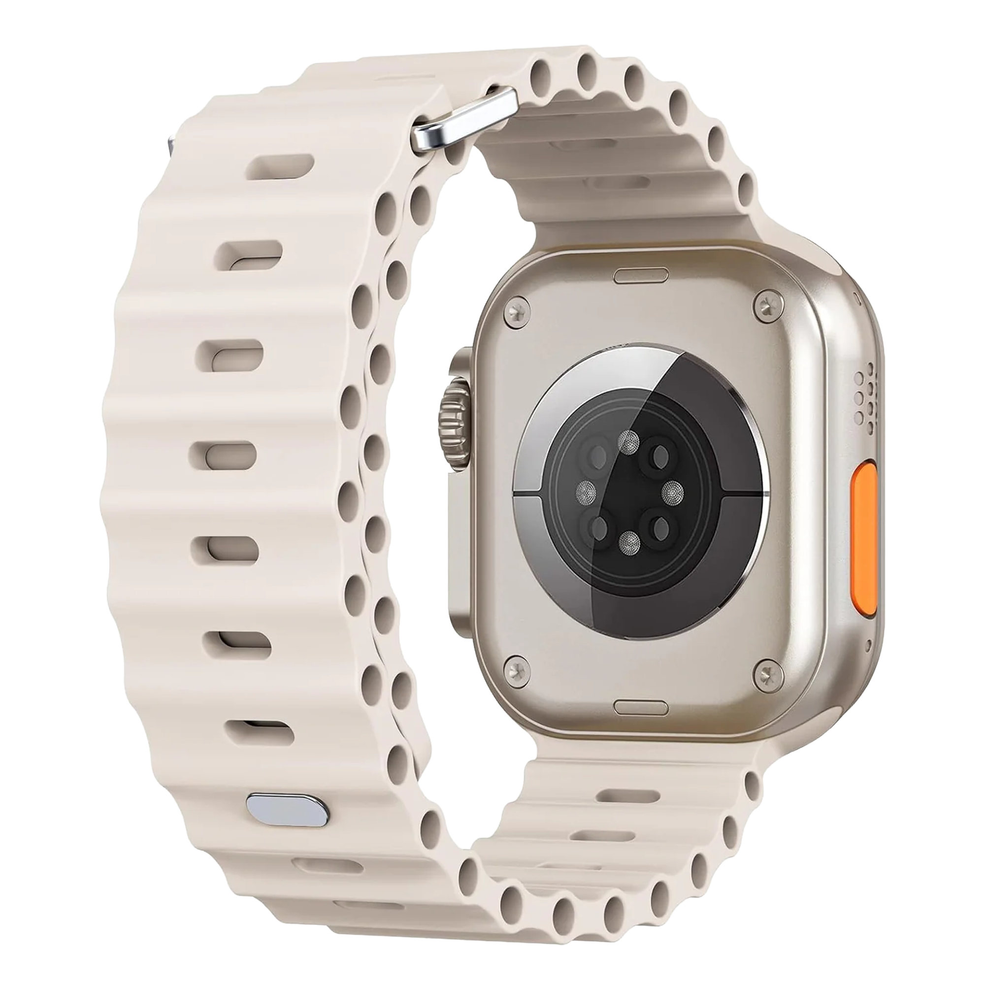 Bracelet Ocean avec fermeture à pression Apple Watch Ultra (lumière stellaire)