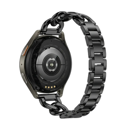 Bracelet chaîne acier Xiaomi Amazfit GTS (noir)