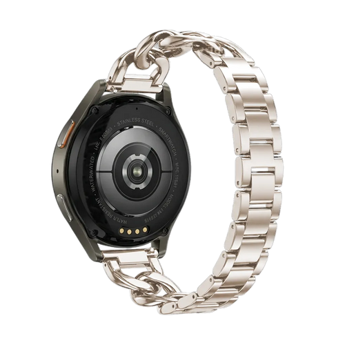 Bracelet chaîne acier Amazfit Active (lumiére stellaire)