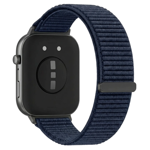 Bracelet nylon ondulé Huawei Watch Fit 5 (bleu foncé)